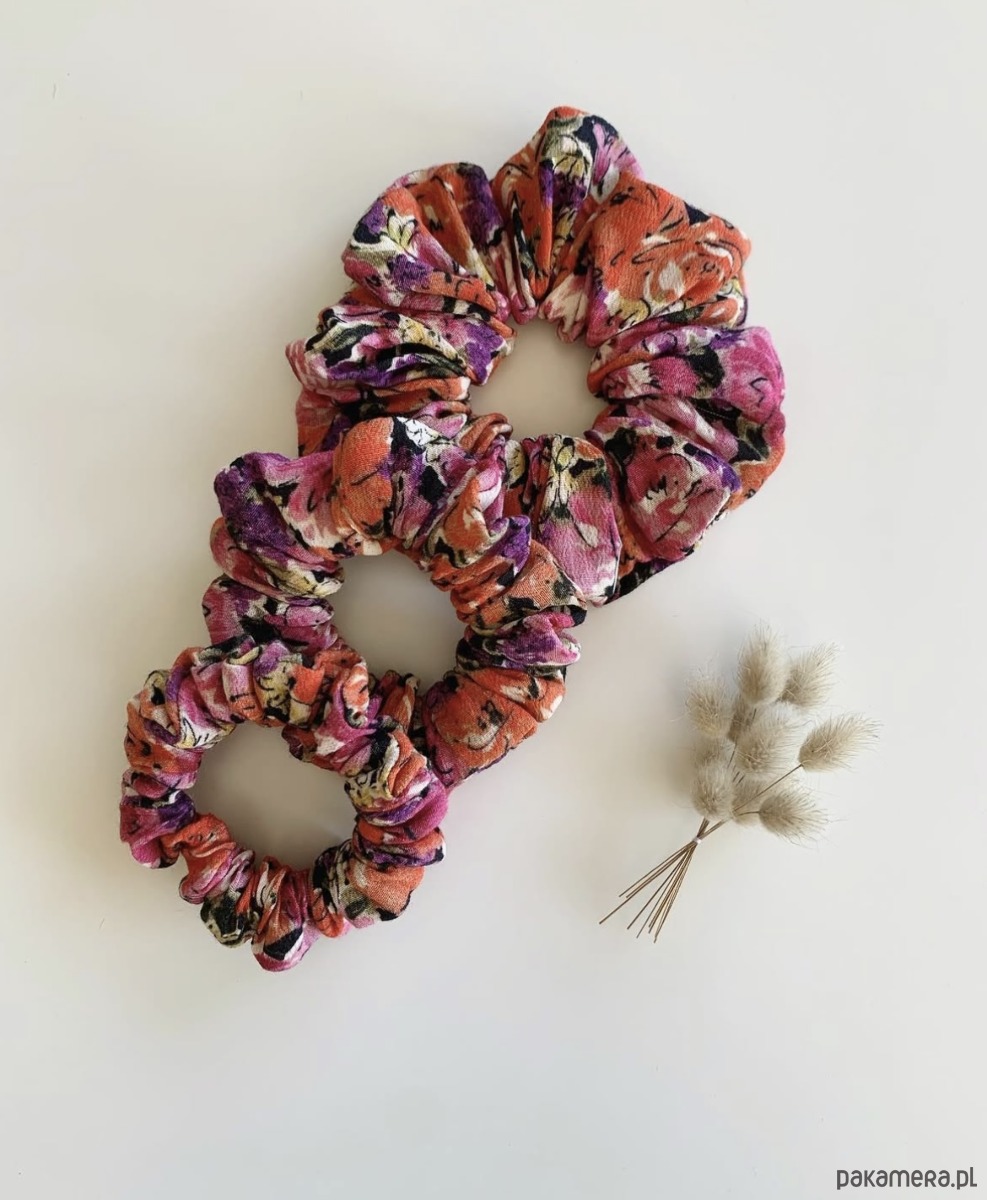 gumki do włosów Gumka do włosów Lena w kwiatuszki 2
