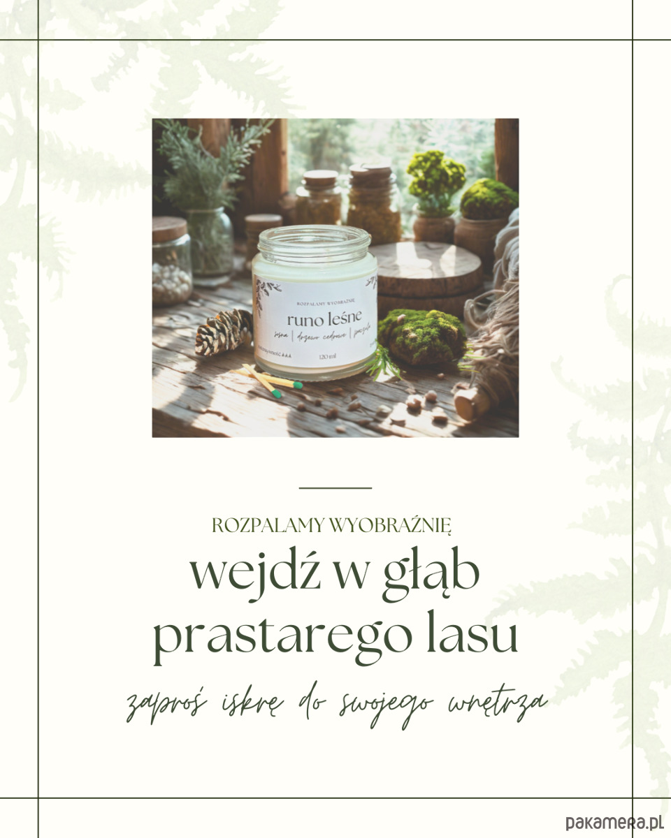 świeczniki i świece Runo leśne 5