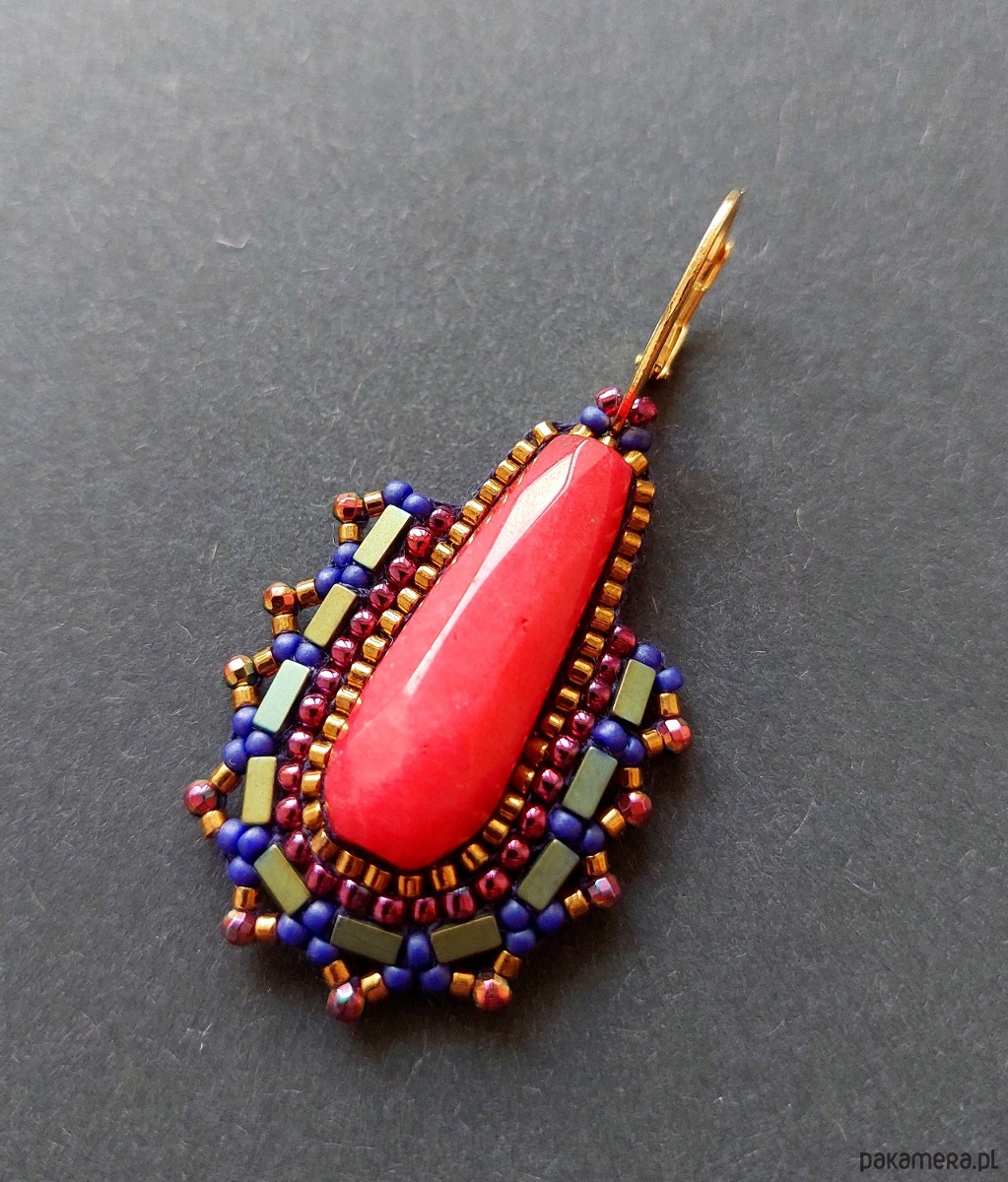 kolczyki z kamieniami Kolczyki kierunek Południe 3