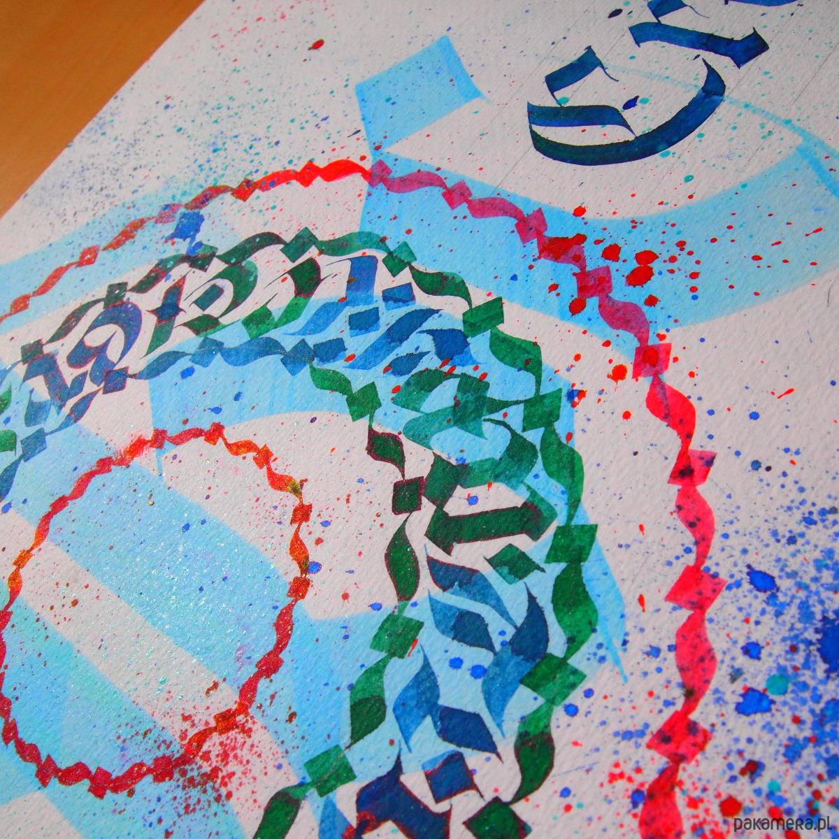 Warsztaty inne Kaligrafia abstrakcyjna - warsztaty kaligraficzne 2