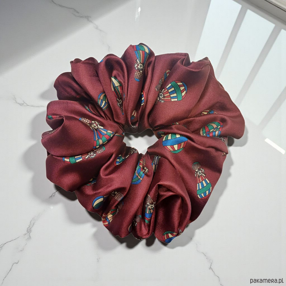 gumki do włosów Scrunchie X XL Jedwabna gumka 3
