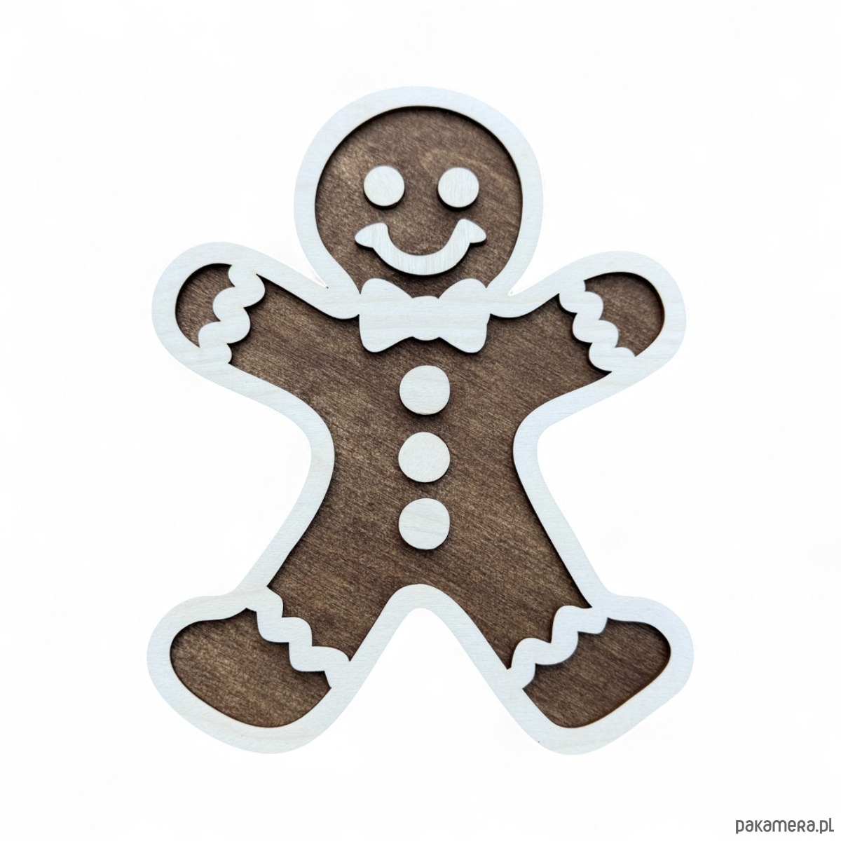 dekoracje świąteczne Piernikowy Ludzik rekwizyt do zdjęć ozdoba na Święta Bożego Narodzenia 2