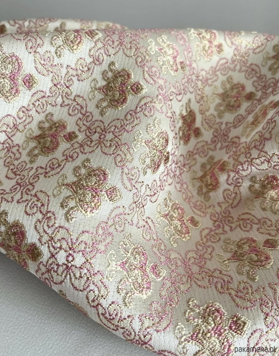 opaski do włosów Płaska opaska do włosów Royal Sparkle w odcieniach różu i złota 2