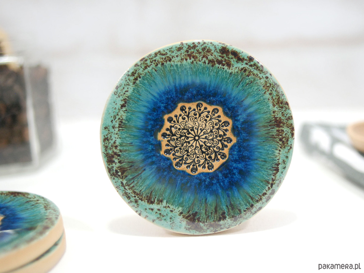 podkładki do kuchni Komplet ceramicznych podkładek - laguna 4