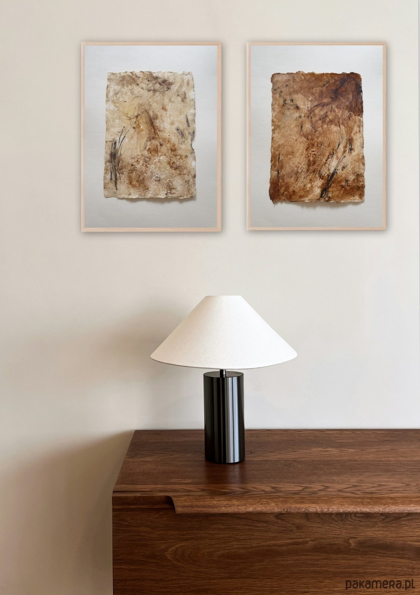 obrazy Abstrakcja wabi sabi nr 09, pigmenty ziemne, akryl 6