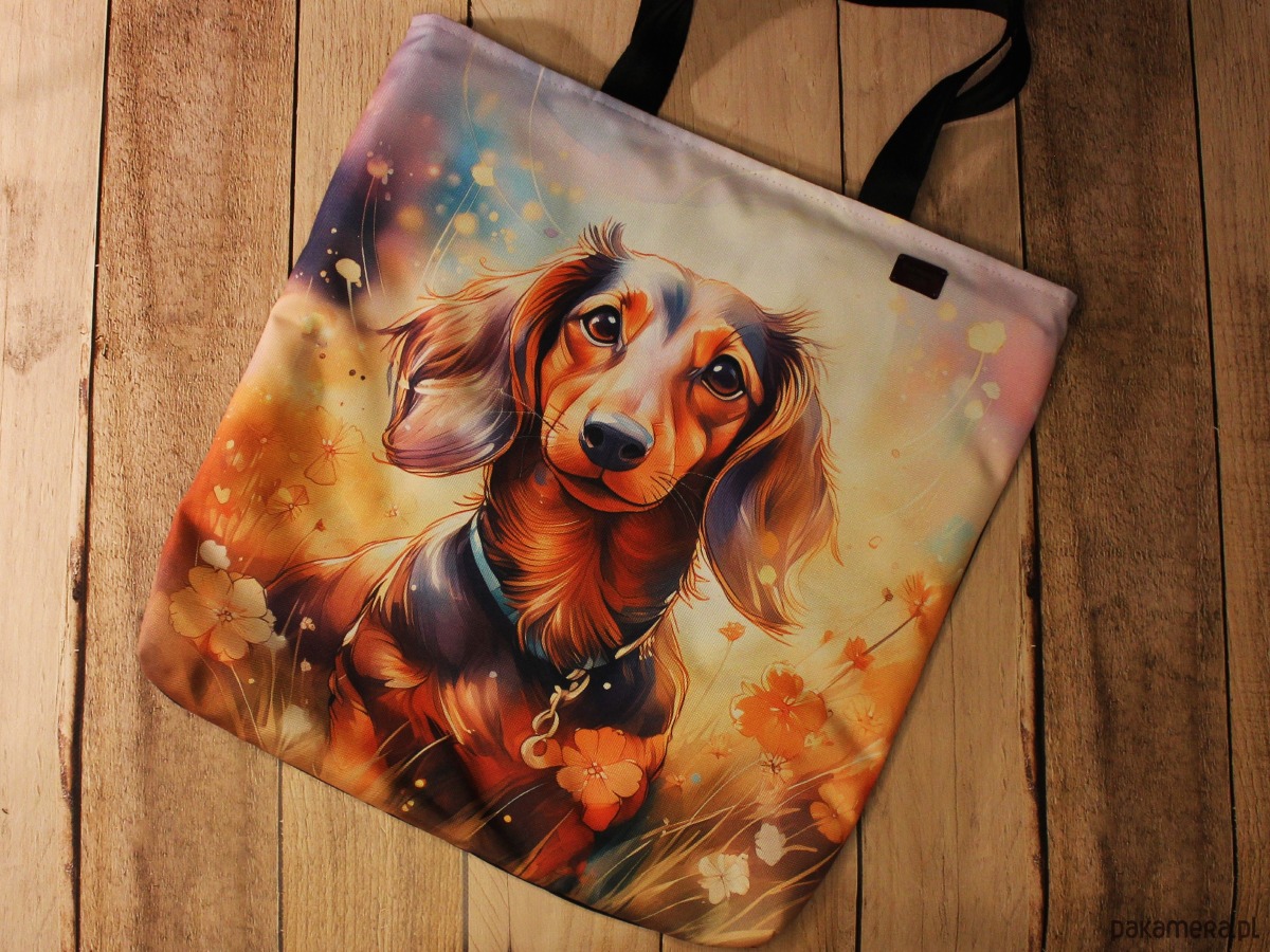 torby na ramię Torba jamnik długowłosy 1