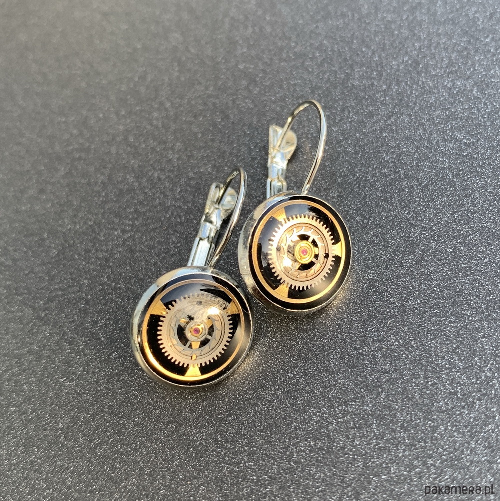 kolczyki z żywicy KOLCZYKI - Łezki (Silver) III 2