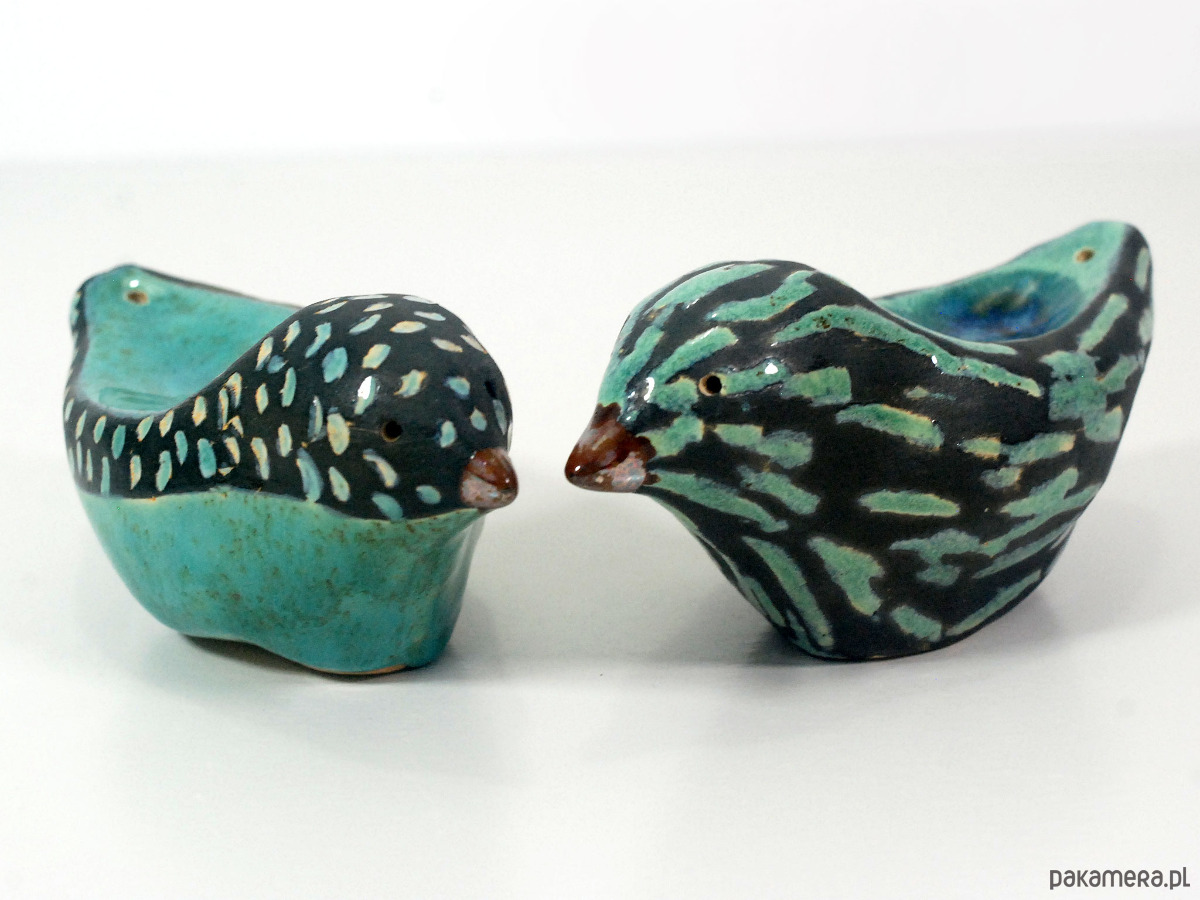 figurki i rzeźby Ceramiczna ptak - stojak na kadzidełka 1