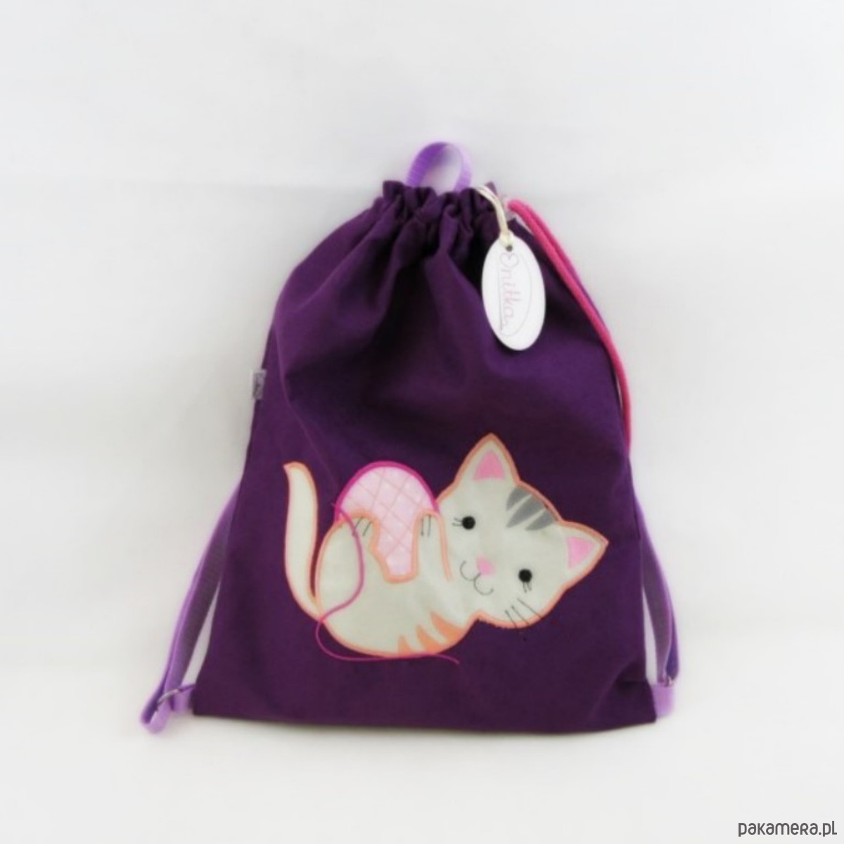 torebki, worki i plecaki dziecięce Prezent dla dziewczynki - plecak z kotkiem 6