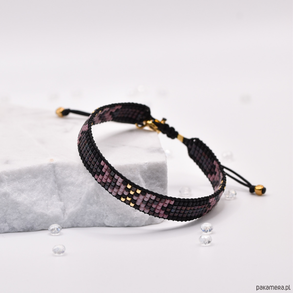 bransoletki na sznurku Tkana bransoletka 1