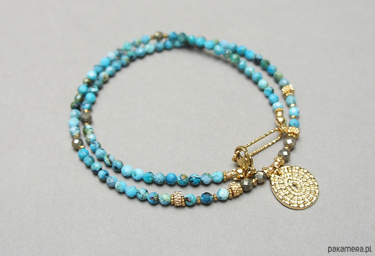 chokery Opal niebieski  vol. 2 /29.10.25/ choker -  Szlachetna kolekcja 1