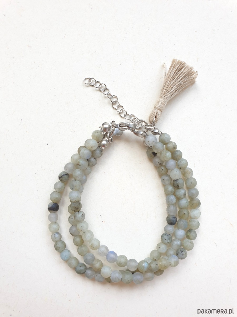 bransoletki z kamieni naturalnych Bransoletka TRIO labradoryt 2