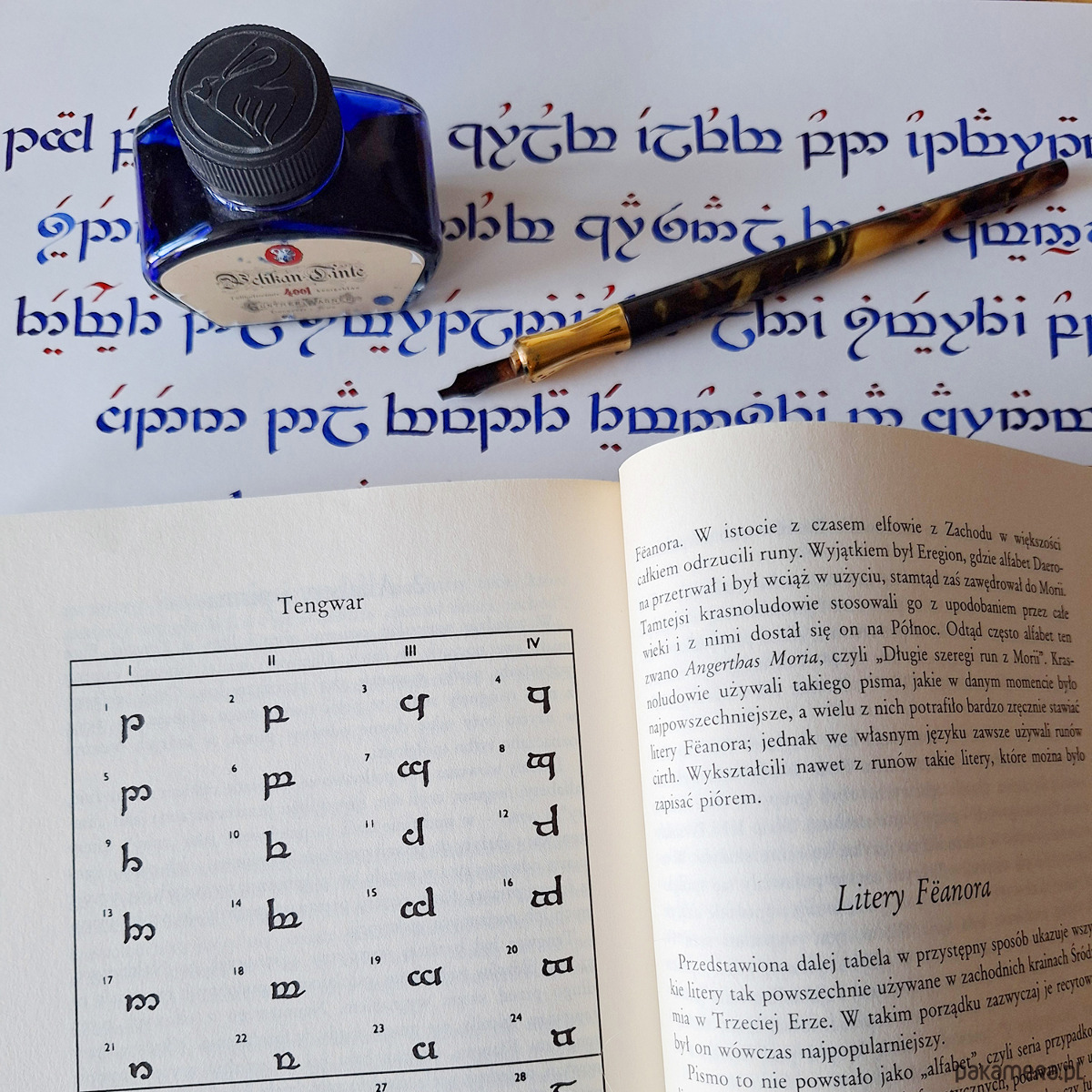 Warsztaty inne Tengwar Pismo J.R.R. Tolkiena, 3