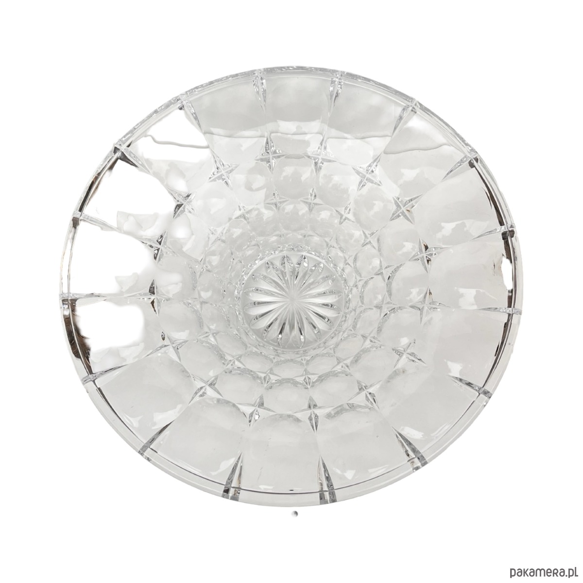 miski i misy Bohemia  misa kryształowa soczewkowa  Czechosłowacja  lata 70. 6