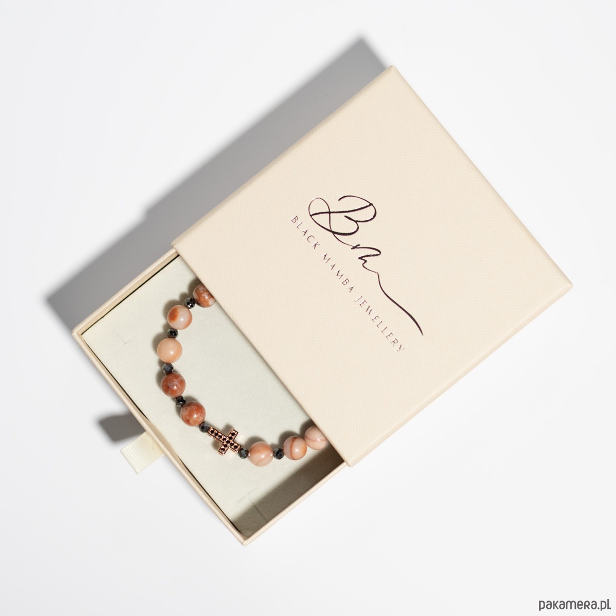 bransoletki z kamieni naturalnych Unikatowy Różaniec z Kamieni Naturalnych Jadeit i Hematyt 3