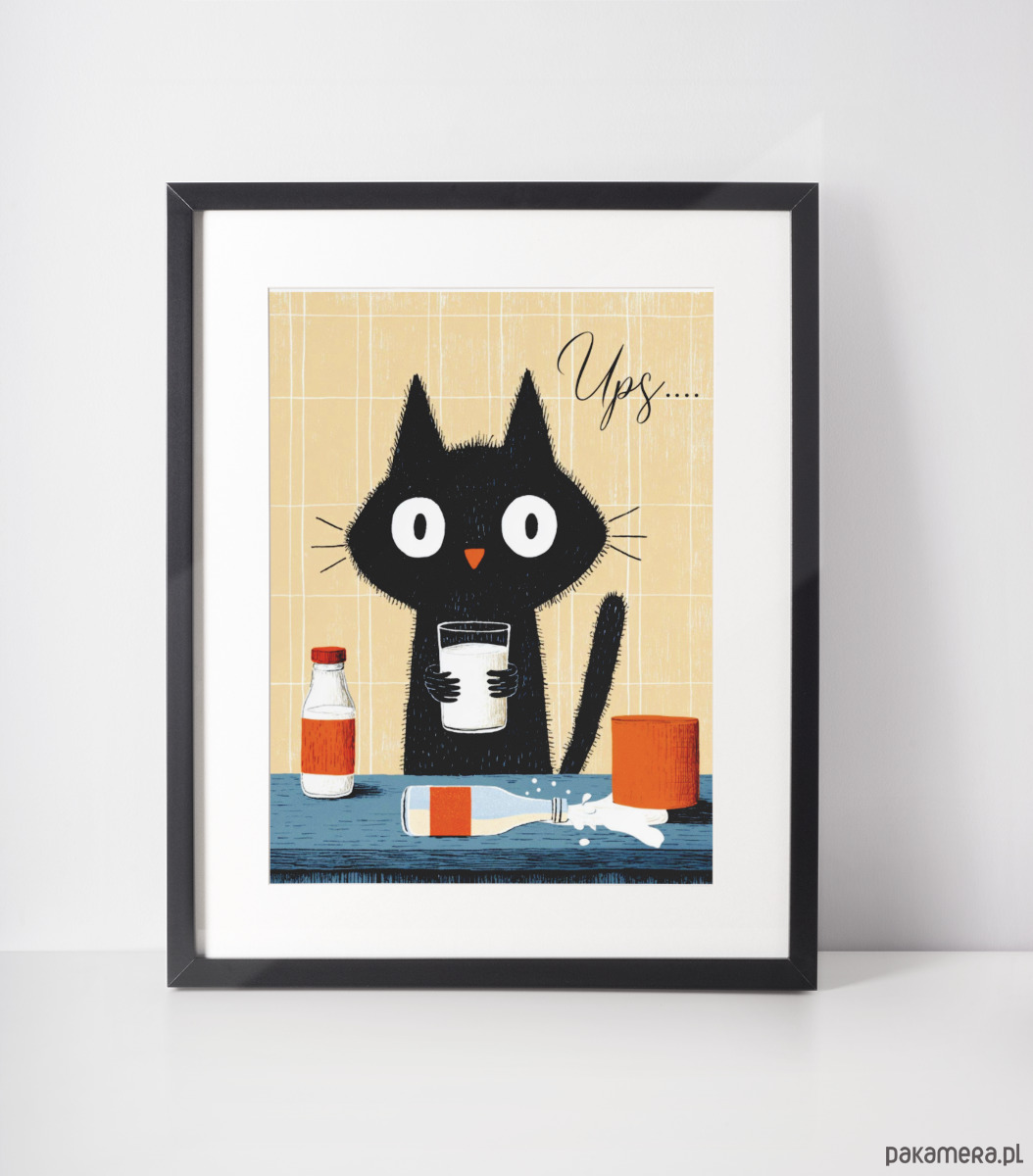 plakaty Plakat toast i koty 2