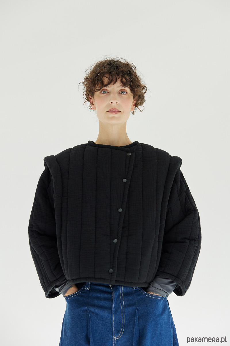 kurtki damskie Kurtka Black Vintage 2