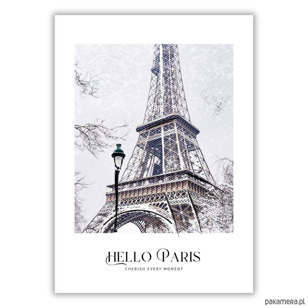 plakaty Plakat Hello Paris 2