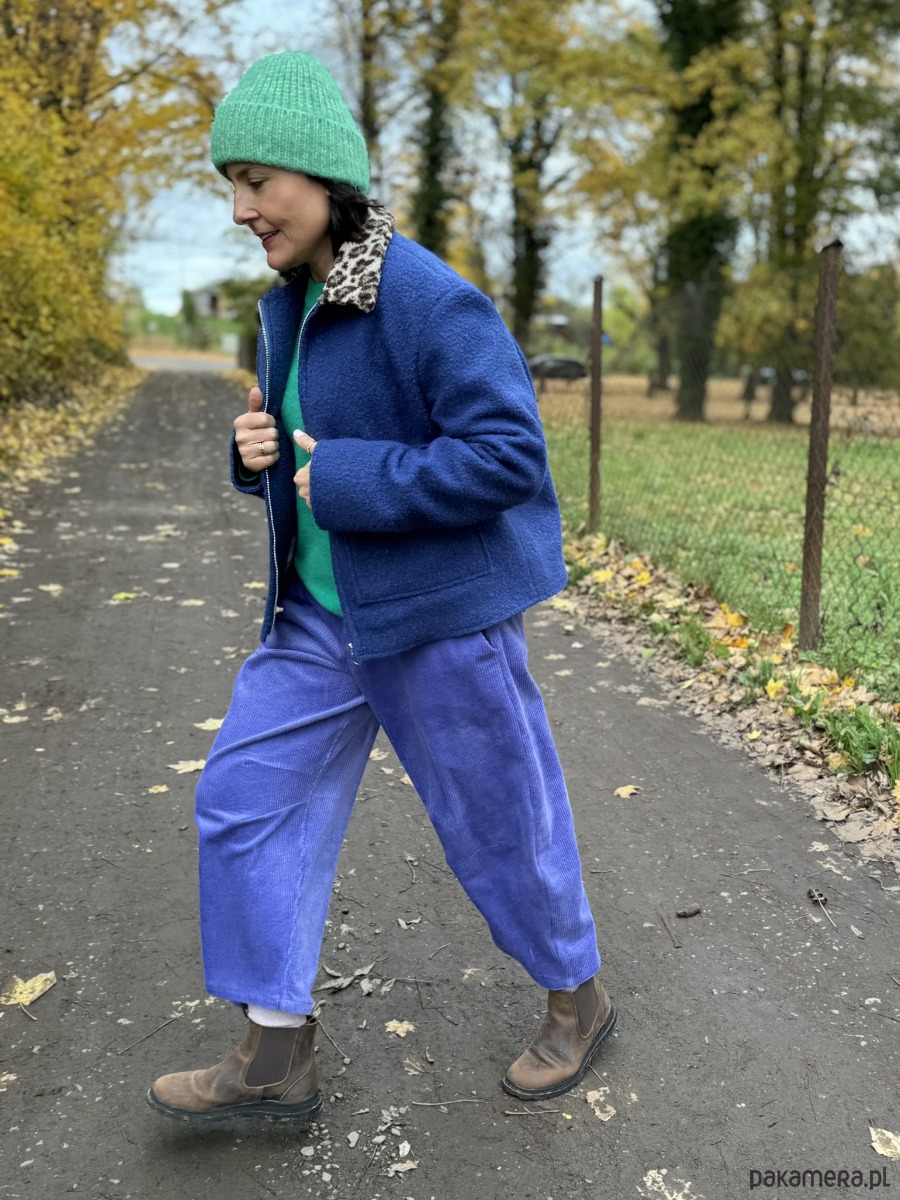 kurtki damskie Kurtka bukle z kołnierzem 3