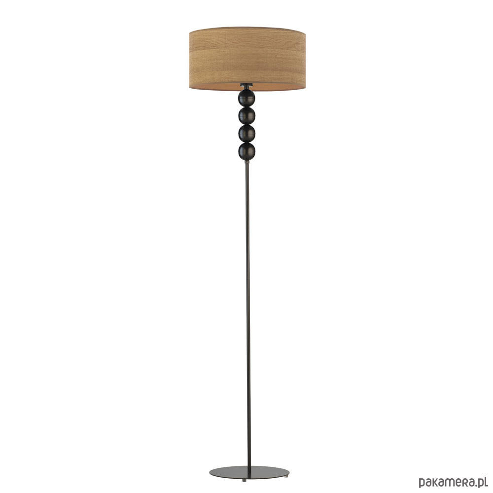 lampy podłogowe Designerska lampa stojąca z kulami do salonu BERMUDY ECO 6