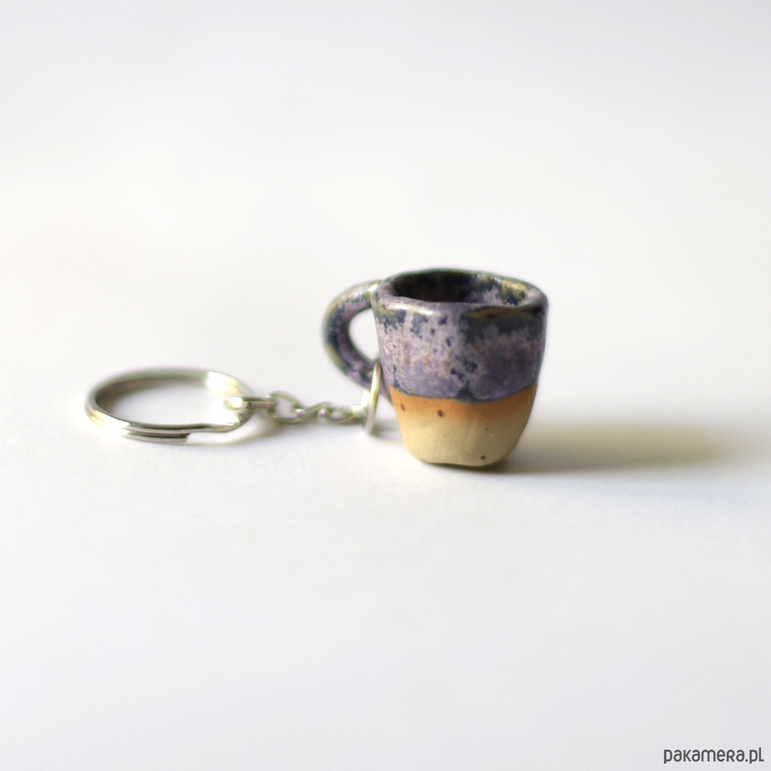 breloki Mini kubeczek fioletowy 1