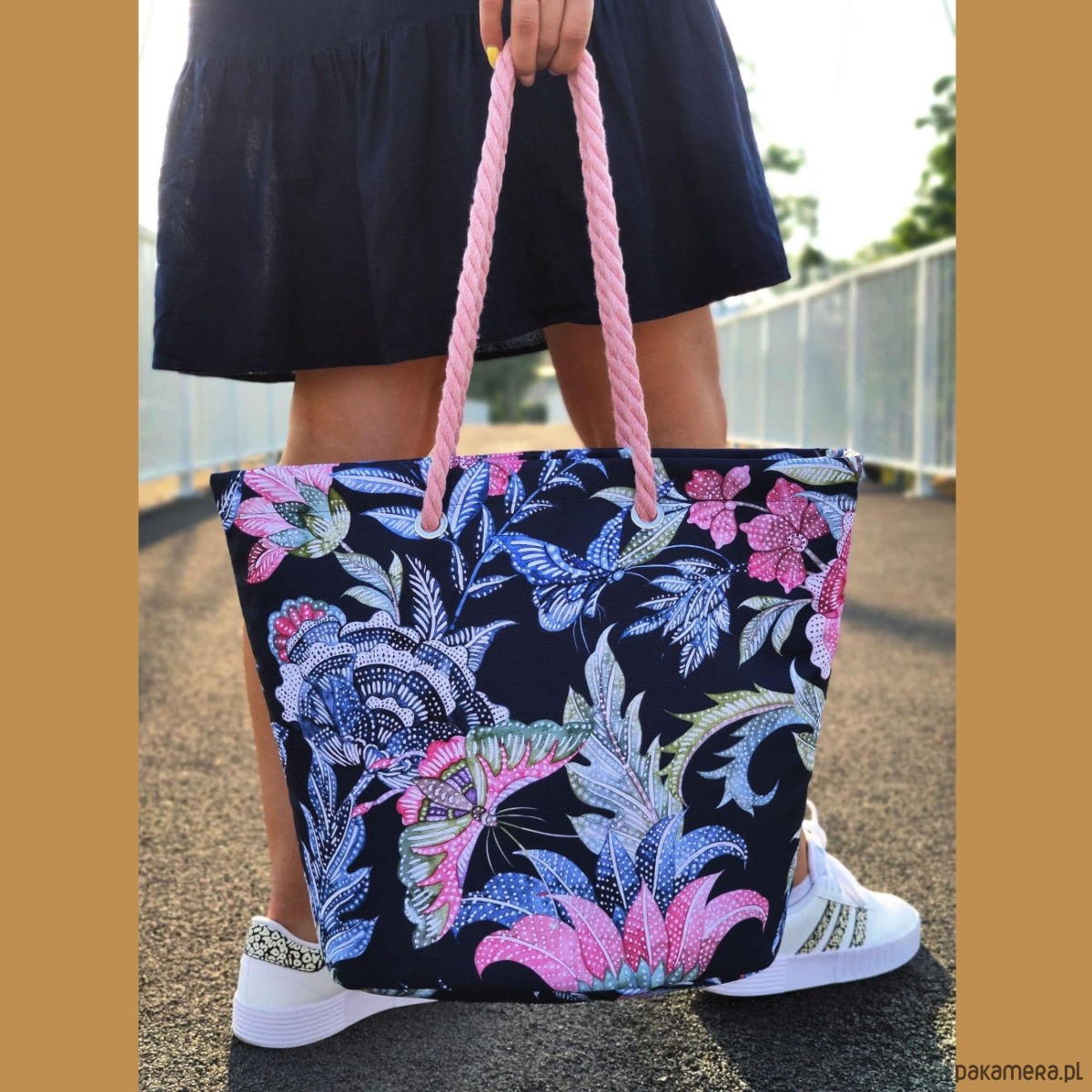 torby XXL Torba Shopper - WATERCOLOR SPIDER 4