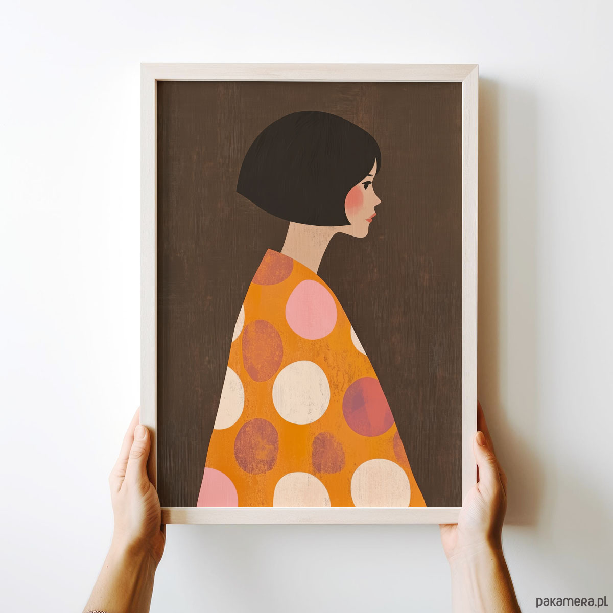 plakaty Dziewczyna z proflu - plakat/ilustracja 2