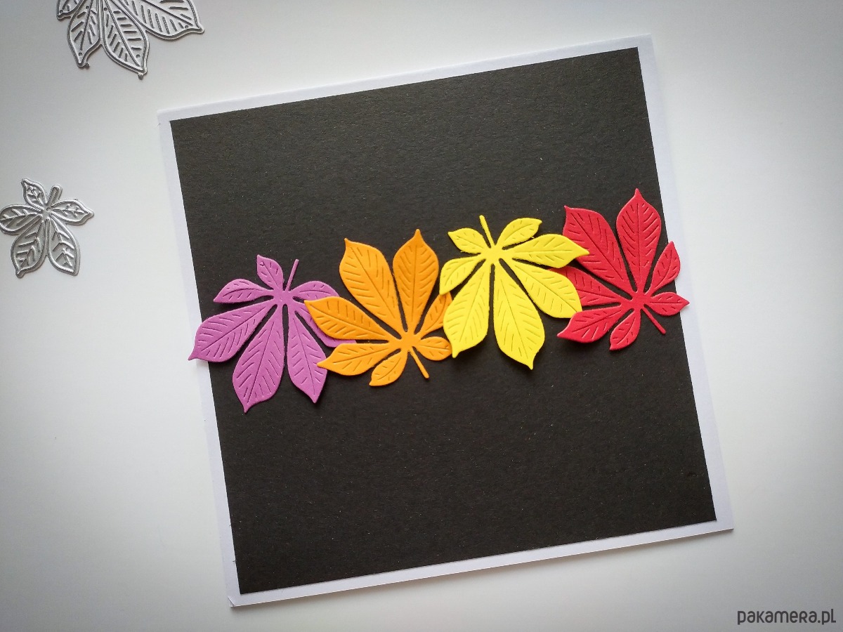 Warsztaty inne Tworzenie kartki Jesienne motywy za pomocą maszyny do wycinania 4