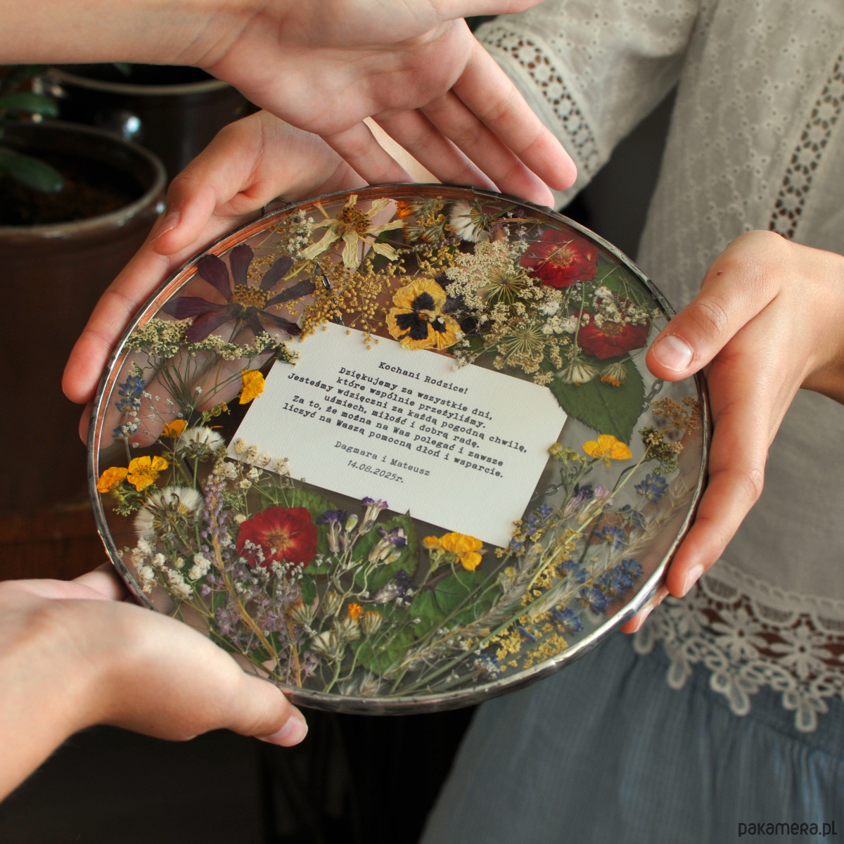 Ozdoby na ścianę Podziękowanie dla Rodziców i Teściów na Ślub. 3