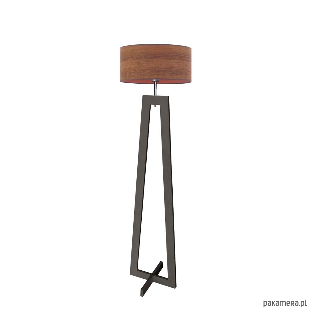 lampy podłogowe Lampa stojąca drewniana w stylu skandynawskim BALI ECO 3