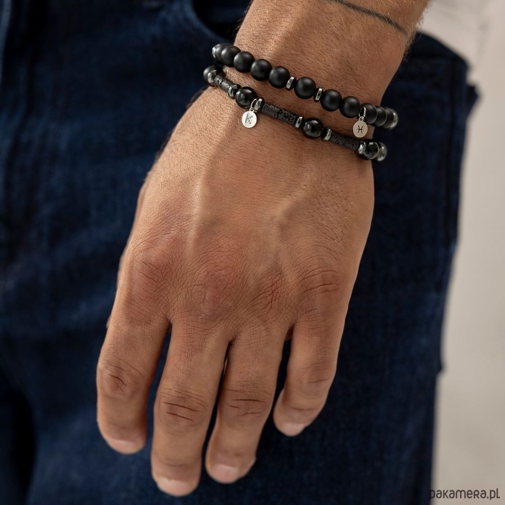 biżuteria męska Męska bransoletka zodiakalna - Ryby - Siła i równowaga IV 1