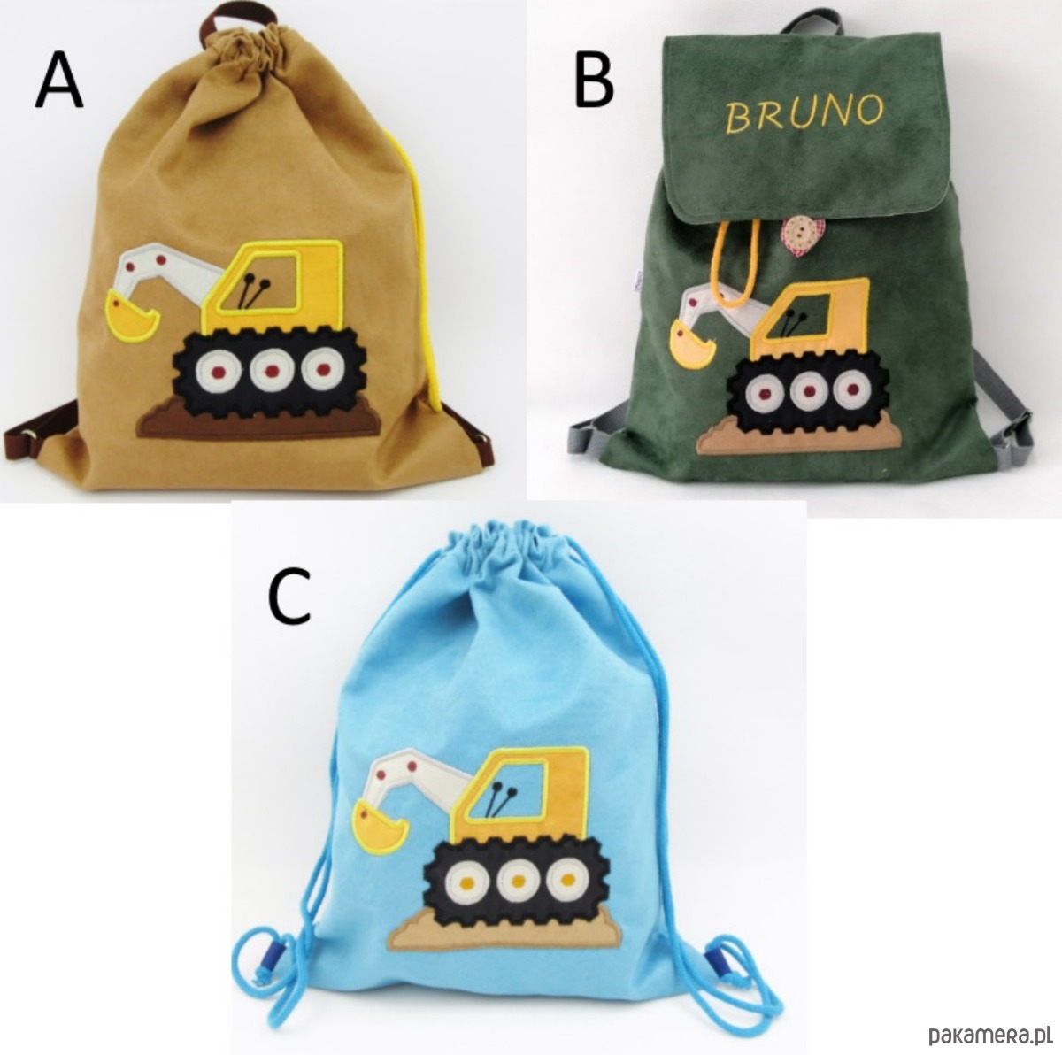 torebki, worki i plecaki dziecięce Personalizowany prezent dla chłopca - plecak z rakietą 6