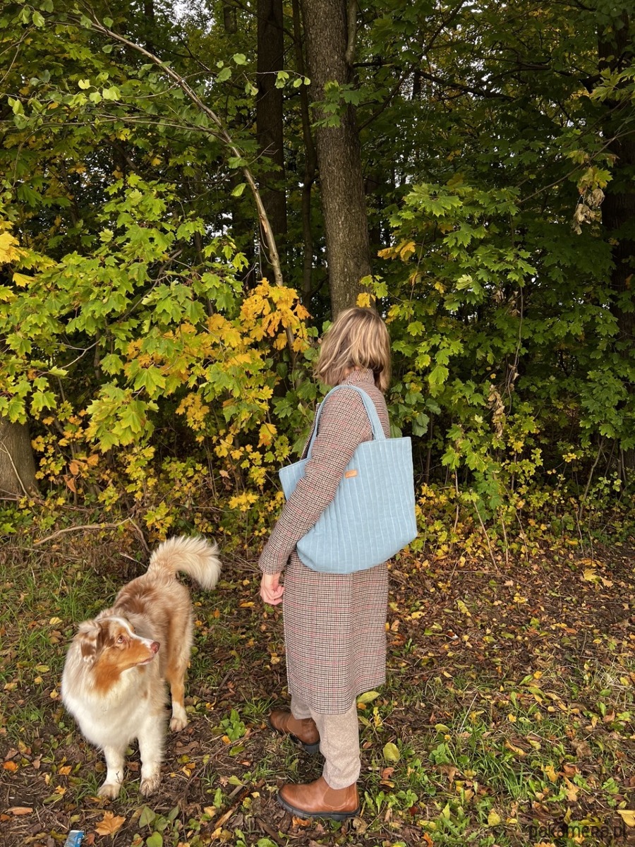 torby na ramię Torba lniana Everyday - niebieska 5