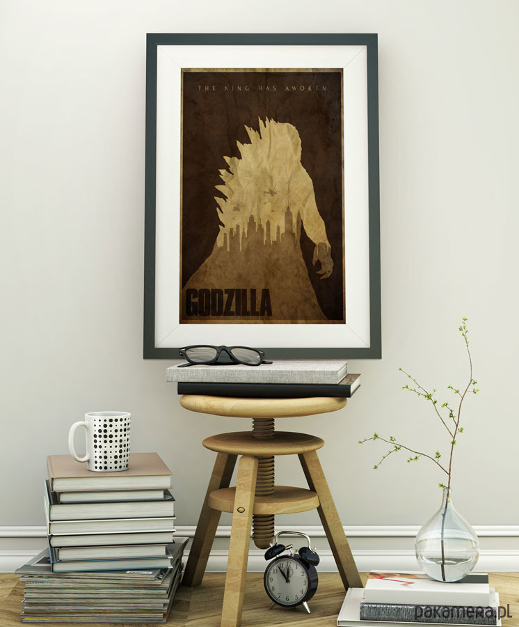 plakaty Godzilla - plakat fine art giclee 1