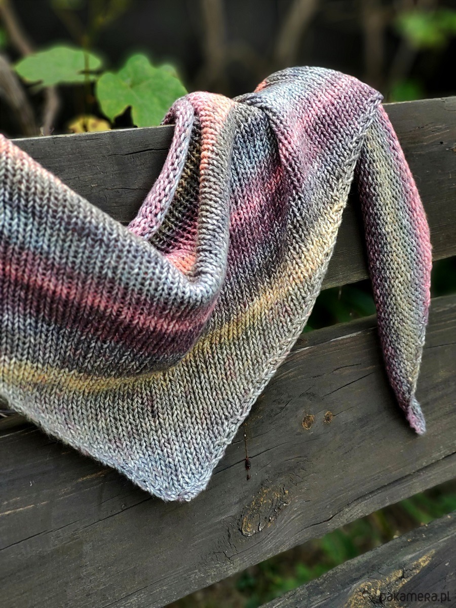 szale damskie Akwarelki / chustka 2