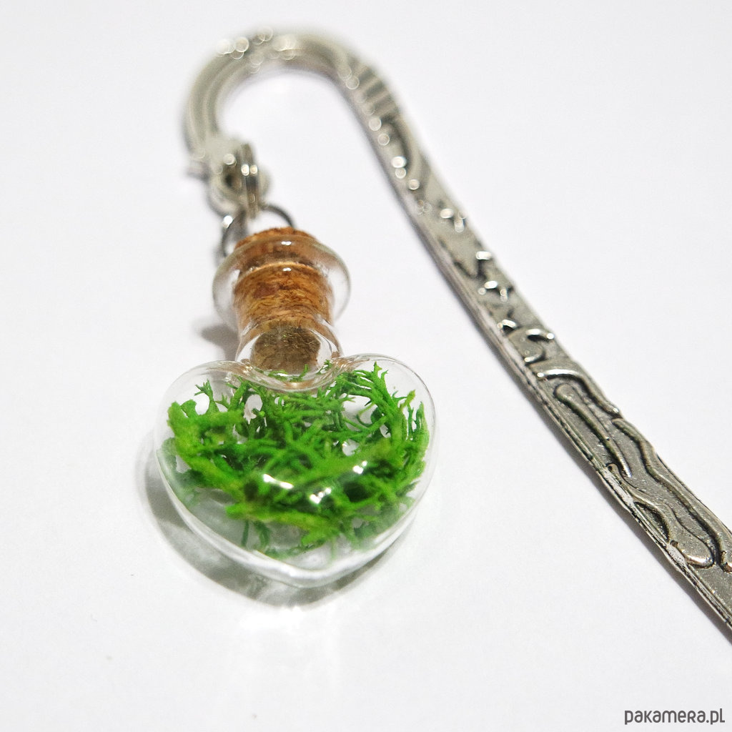 zakładki do książek Zakładka do książki - Mech - serce 2