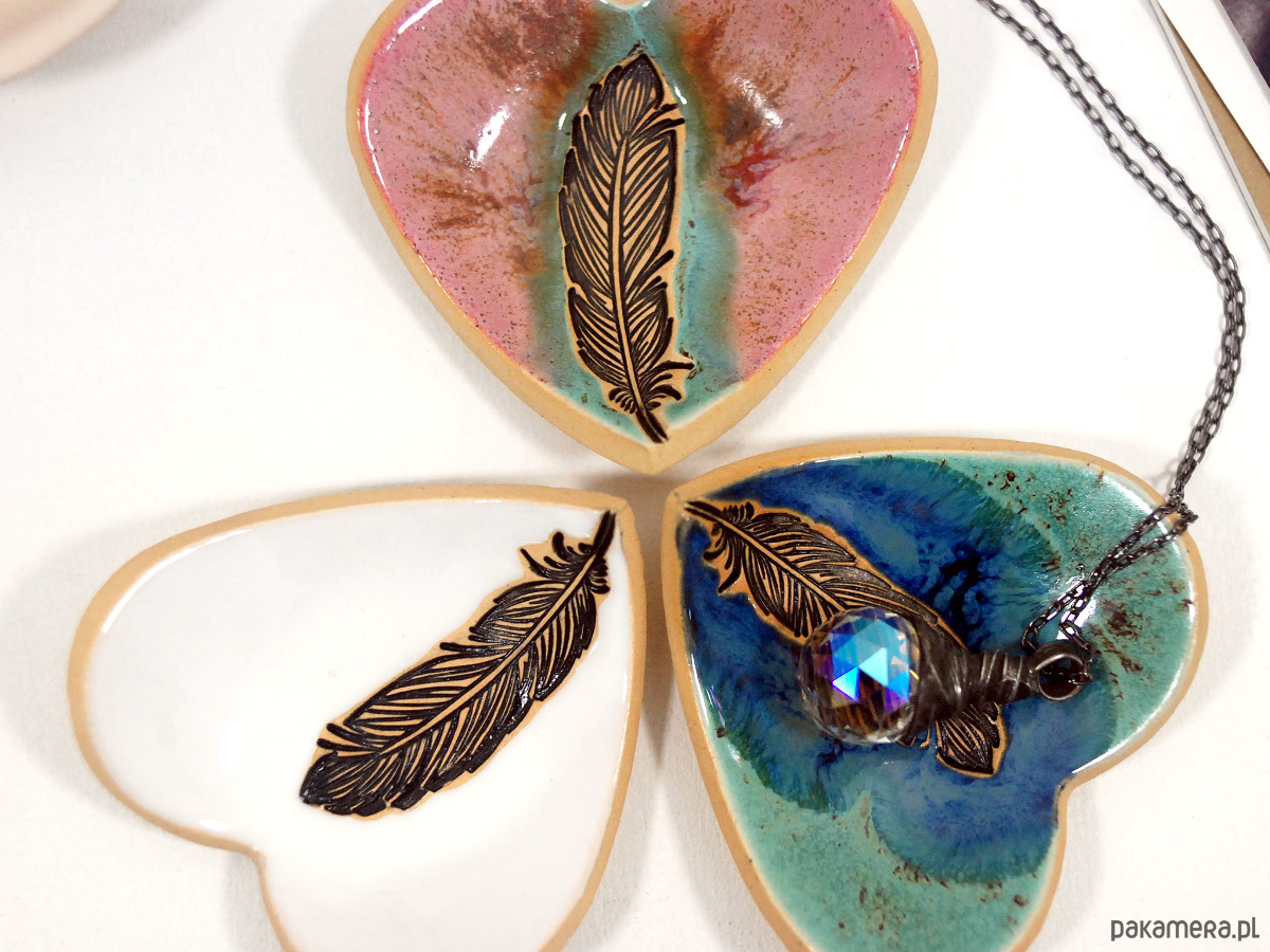 pojemniki na biżuterię Miseczka ceramiczna na drobiazgi, biżuterię, obrączki 6