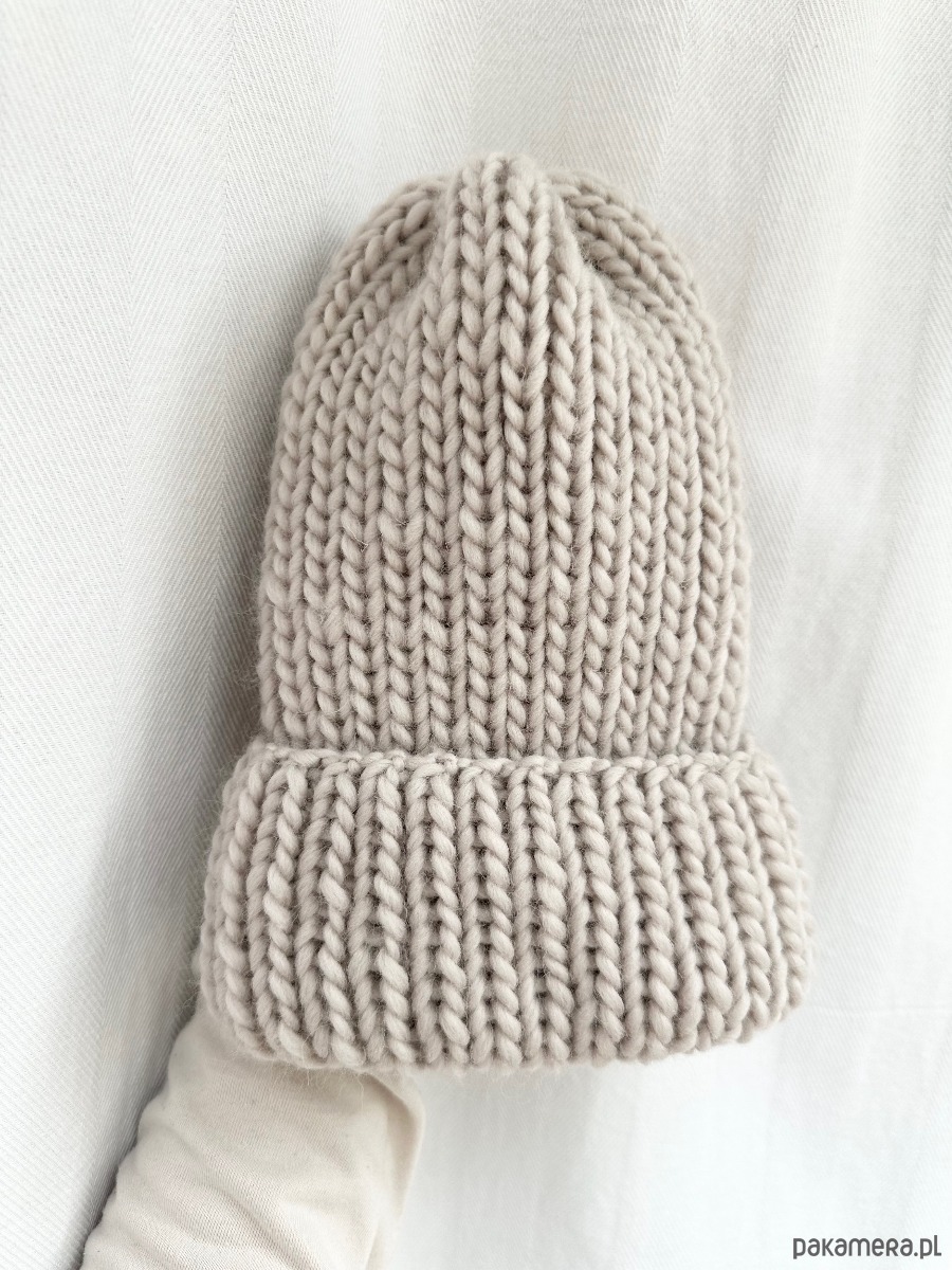 czapki damskie Bestseller wełniana czapka Lily 100% wełna handmade ręcznie robiona 1