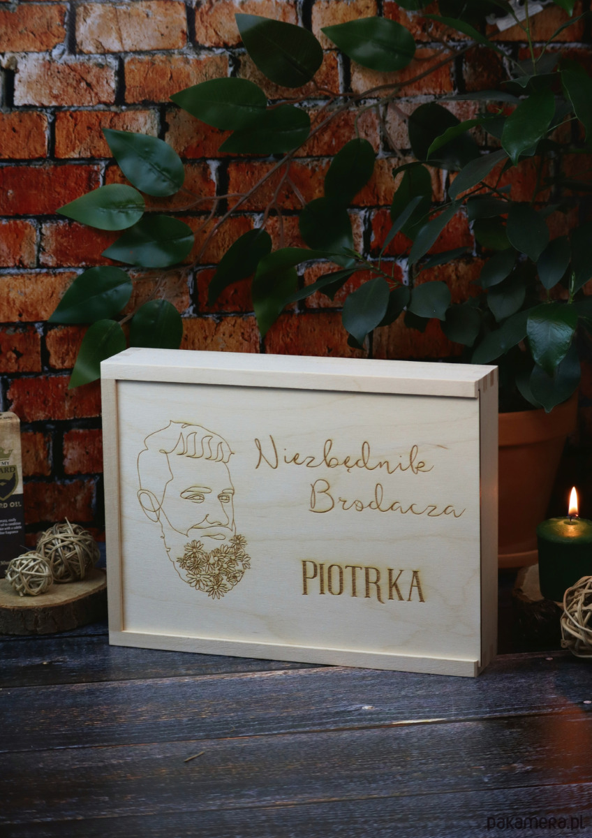 akcesoria - inne GOTOWY BOX DLA MĘŻCZYZNY Prezent dla brodacza Zestaw kosmetyków do brody 4