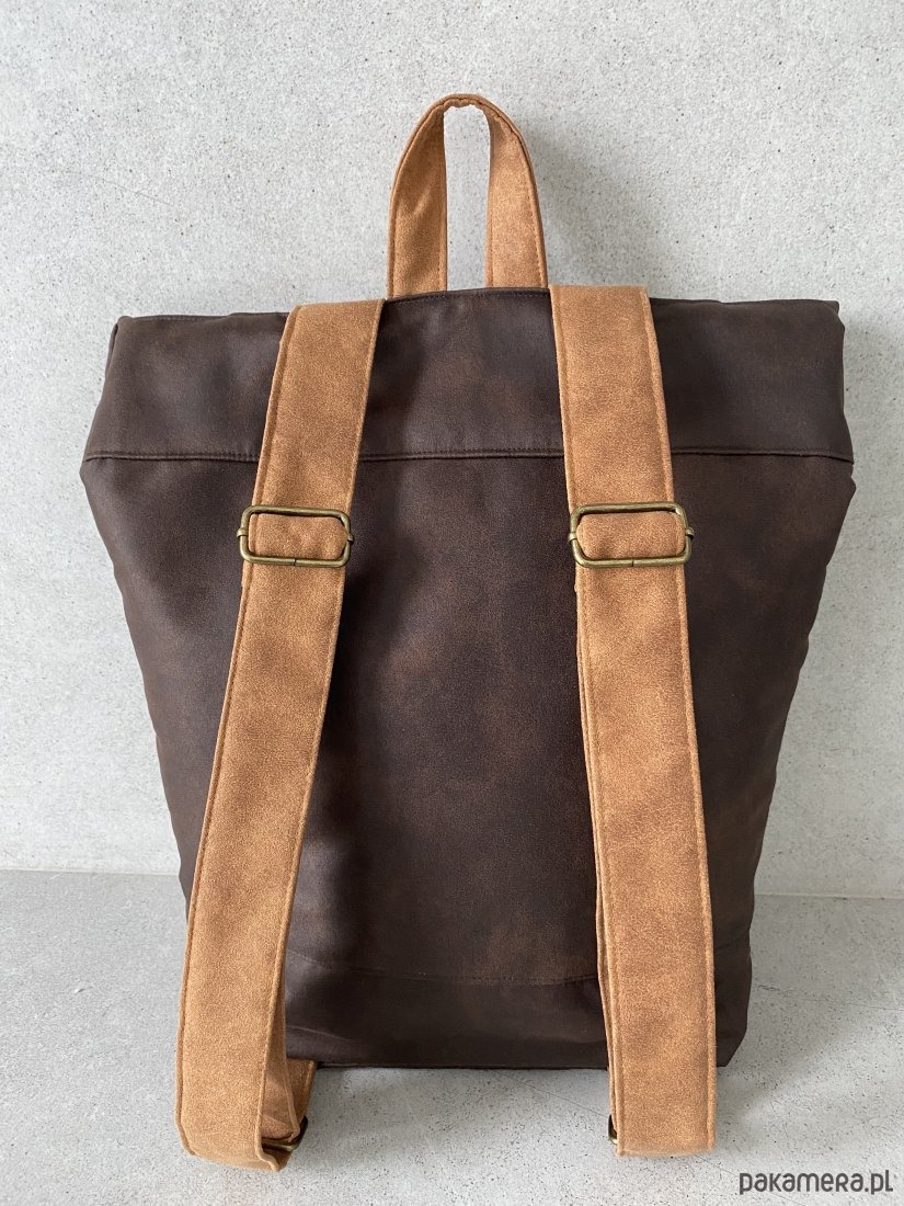 plecaki Plecak  włóczykija - brąz, cynamon 3