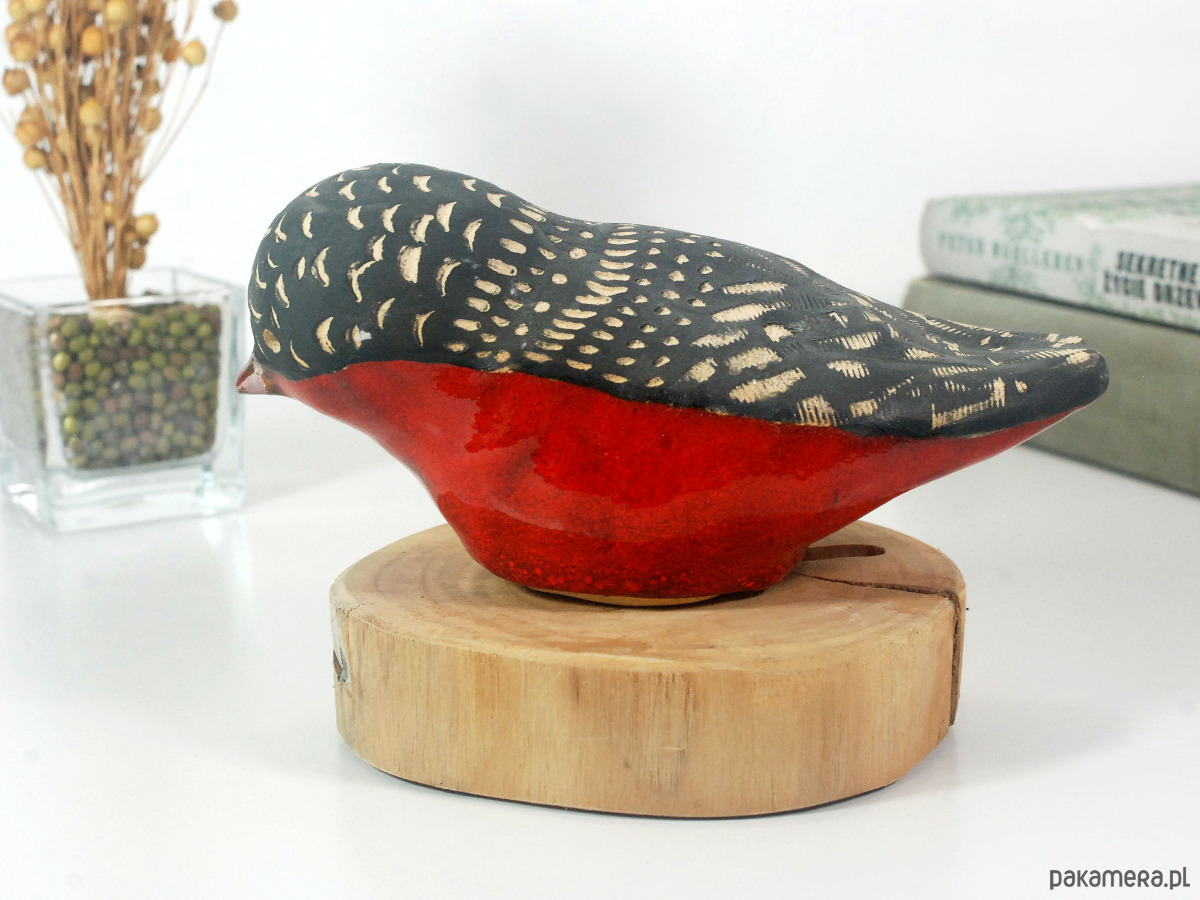 figurki i rzeźby Ceramiczna ptak - dekoracja stojąca 3
