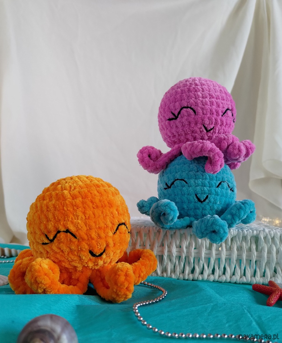 misie i maskotki Ośmiornica pluszowa, Maskotka ośmiorniczka, Prezent dla dziecka 4