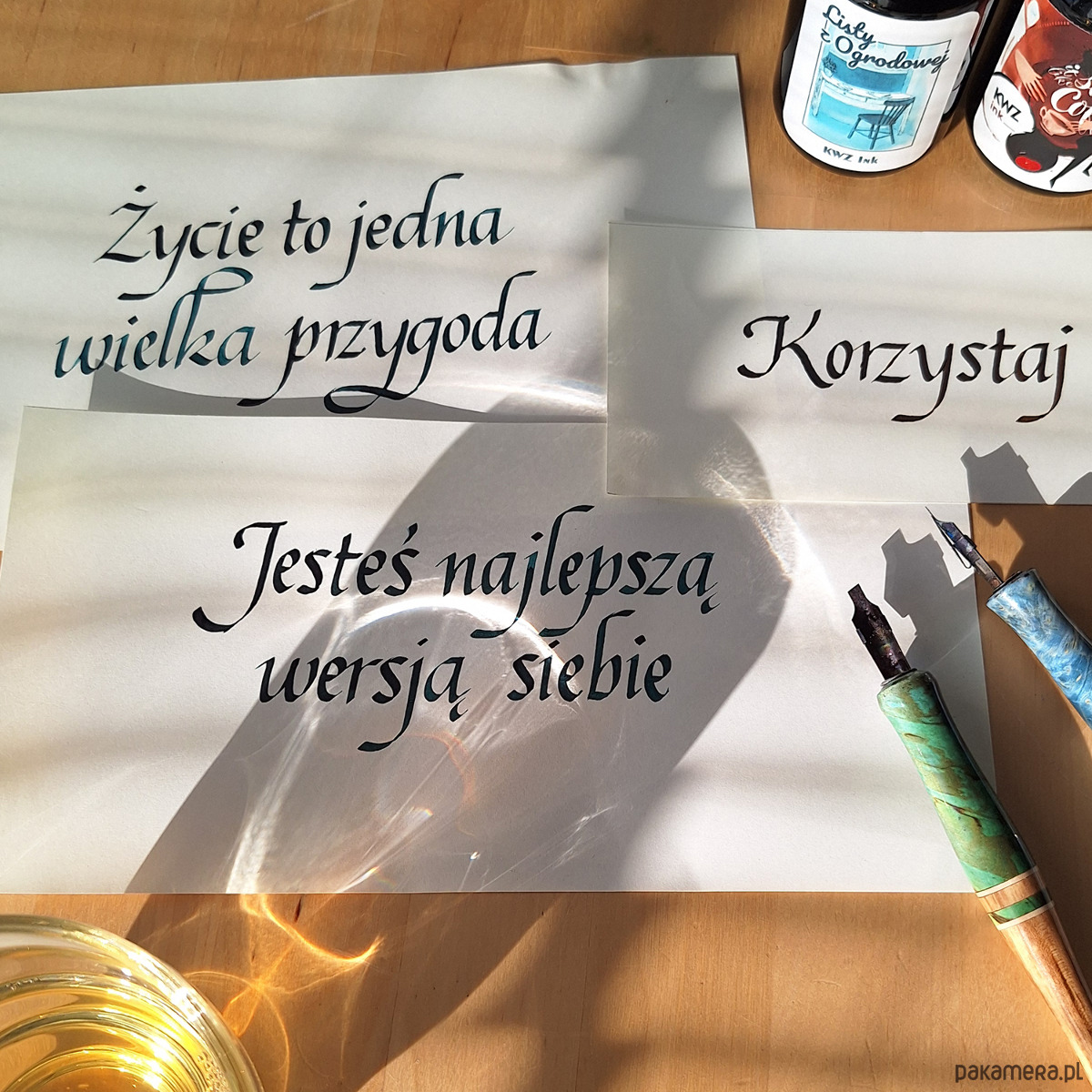 Warsztaty inne Skup się na sobie i kaligrafii Relaks z italiką 0
