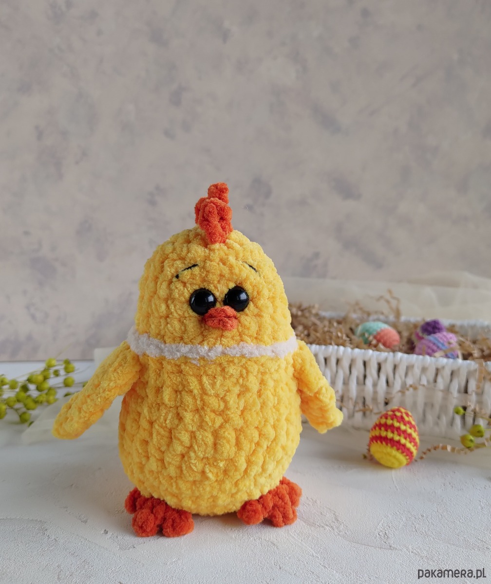 misie i maskotki Mini kurczaczek, Maskotka kurczak, Prezent dla dziecka 3