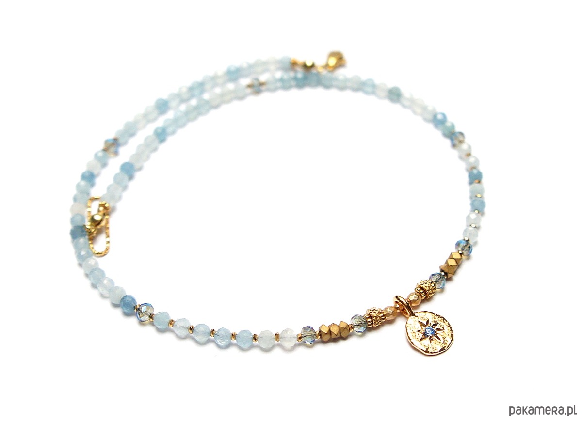 chokery Akwamaryn choker vol. 12 /naszyjnik/ 24.11.24 - Szlachetna kolekcja 2