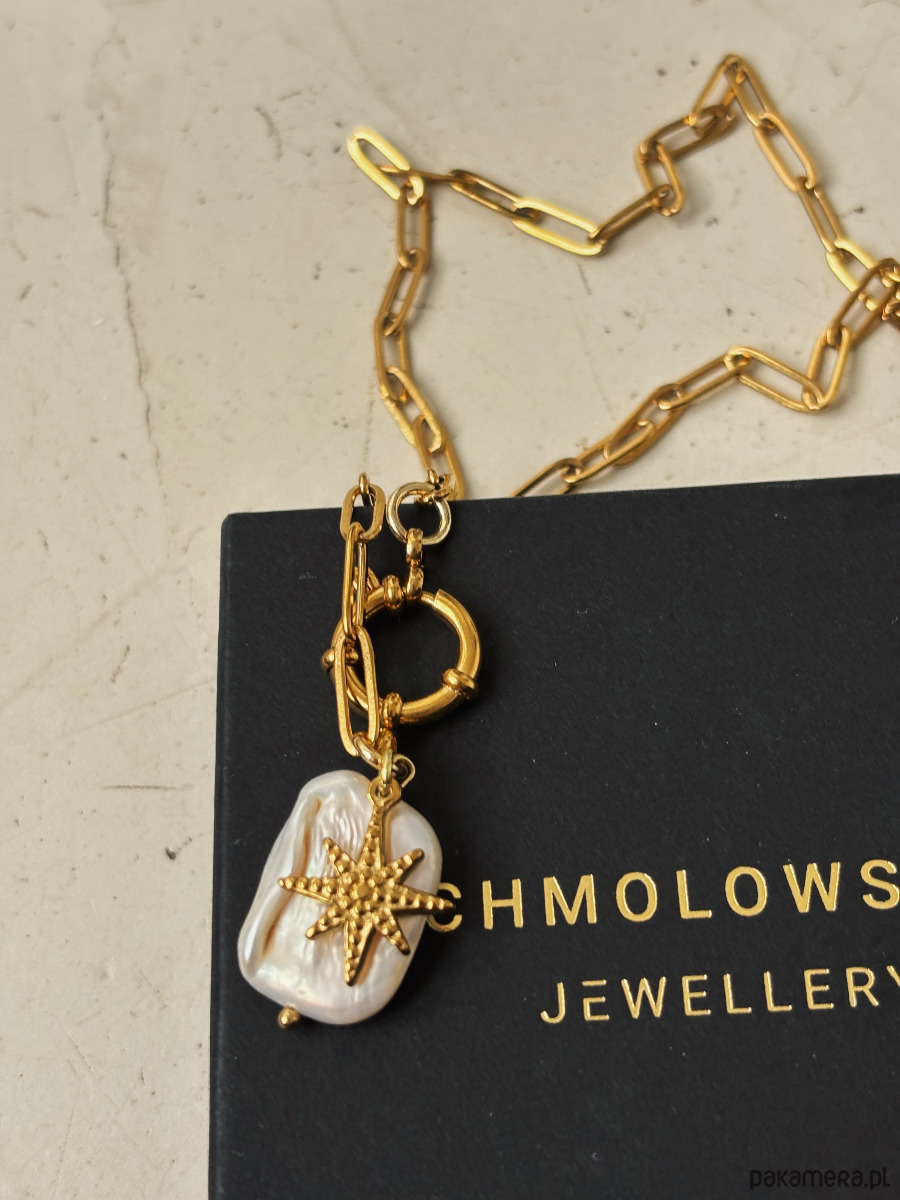 złote naszyjniki Naszyjnik Pearl Chain 1