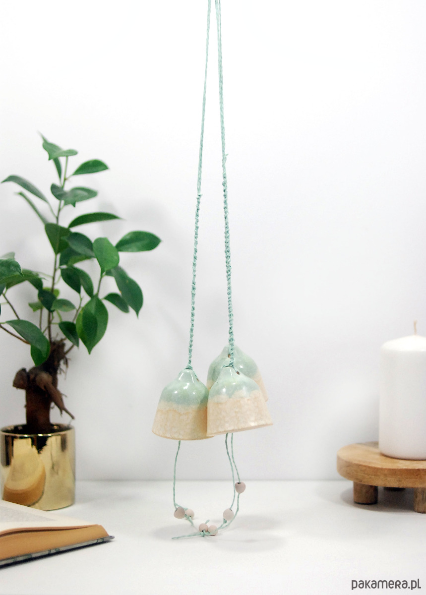 ozdoby choinkowe Dzwonki choinkowe - ceramiczne ozdoby świąteczne 8