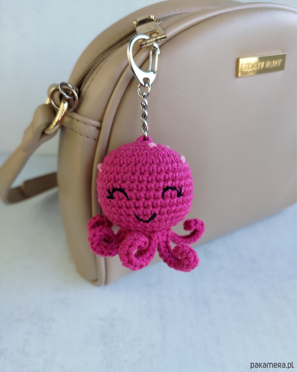 breloki Brelok ośmiornica, Brelok do kluczy, Brelok na prezent, Brelok dla dziecka 3