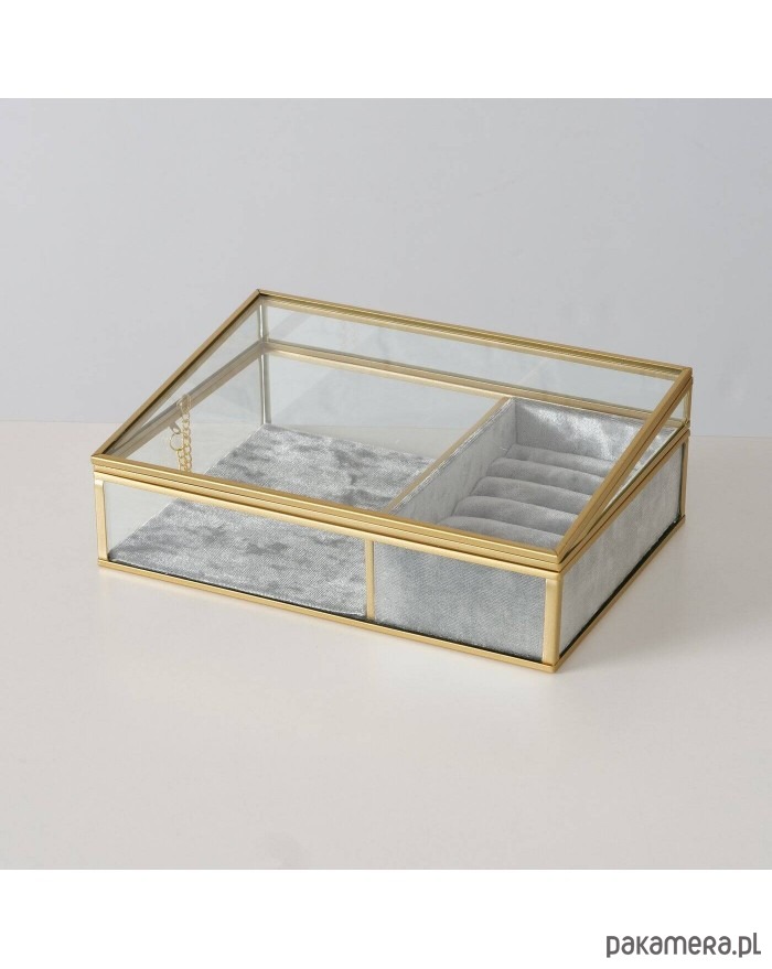 pojemniki na biżuterię Kuferek na Biżuterię Szkatułka na Biżuterię Grigio 3