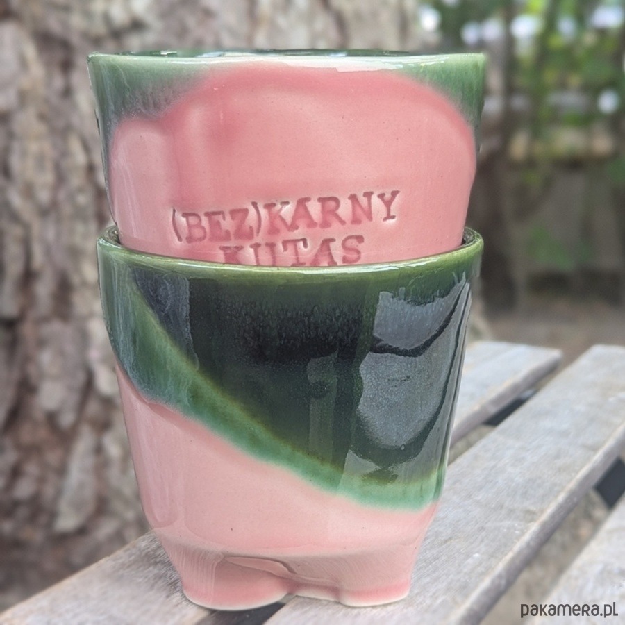 kubki BEZ(KARNY) K*TAS, czarka ceramiczna, 340 ml 1